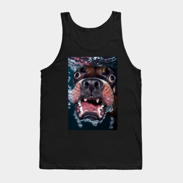 Dogs in Water #4 Tank Top by MarkColeImaging